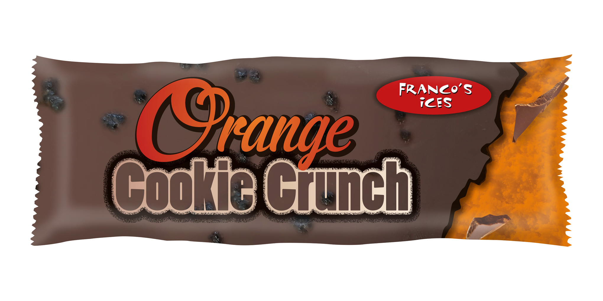 NEW Wrapper Design for Orange Cookie Crunch. Roll on summer!